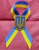 Брошка жовто-синя з гербом України - изображение 1