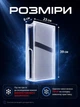 Чехол для Sony PlayStation 5 Pro (PS5 Pro) защитный пылезащитный чехол для консоли полупрозрачный - изображение 5
