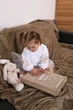 Перший альбом малюка "Baby book", фотоальбом для новонарордженої дівчинки українською, колір світло-рожевий - зображення 4