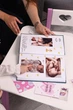 Первый альбом малыша "Baby book", детский фотоальбом на украинском, цвет пудра - изображение 5