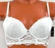 Комплект белья: бюстье push-up и бразилианы 9456/1 Balaloum белый 80D/L - изображение 3