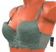 Комплект белья: бюстье push-up и бразилианы 9456 Balaloum зеленый 80C/L - изображение 4