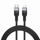 Кабель HOCO X109 Energy PD silicone charging data cable iP(L=1M) Black - зображення 1