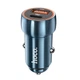 Автомобильное зарядное устройство HOCO Z46A Blue whale PD20W+QC3.0 car charger Sapphire Blue - изображение 1