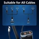 Автомобильное быстрое зарядное устройство 60W 4-Port USB C Car Charger: адаптер в прикуриватель 12V-24V с пружинным кабелем Type С - изображение 8