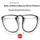 Японские импортные очки для чтения Jingpintang с защитой от синего света для женщин, очки для защиты от излучения, оригинальный продукт из фирменного магазина JD, обеспечивающий защиту от 200 градусов. - изображение 8