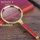 Лупа MIXOUT ручная для чтения, металлическая ручка, 90мм, подарочная - изображение 4