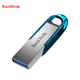 Флеш-накопичувач SanDisk CZ73 64 ГБ, синій, металевий, шифрування, для авто та офісу - зображення 7
