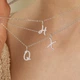 Колье Arsis Art с буквой женское, серебряная цепочка, подарочное - изображение 6