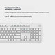Клавиатура DELL KB216 проводная полноразмерная офисная, USB, белая - изображение 9