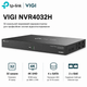 Видеорегистратор сетевой 32-канальный TP-Link VIGI NVR4032H 4K UHD 2xGbE HDMI VGA USB 3.0 Black - изображение 1