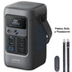 Зовнішній акумулятор Anker SOLIX C200 Power Bank Station 60000 mAh, 200W (192Wh) LiFePO4 Battery - Gray + Подарунок Ремінь Anker SOLIX - зображення 1