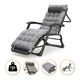 Складывающееся кресло кровать с подушкой до 150 кг LEOBRO Black (LB-1141) - изображение 1