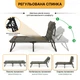 Раскладная кровать до 150 кг со встроенным матрасом LEOBRO Khaki (LB-FB-S1-KHA) - изображение 10