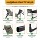 Раскладная кровать до 150 кг со встроенным матрасом LEOBRO Khaki (LB-FB-S1-KHA) - изображение 11