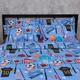 Комплект постільної білизни Moon&Star Сімейний 160x220x2 наволочки 4x70x70 Champion Blue Бязь Gold Люкс (MS-820013439) - зображення 3