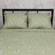 Комплект постельного белья Moon&Star Двуспальный 175x210 наволочки 2x70x70 Green Bloom Бязь Gold Люкс (MS-820014007) - изображение 3