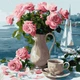 Картина по номерам Идейка Утренние розы, 40x40 см (KHO5741) - изображение 1