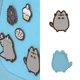 Рюкзак шкільний каркасний ортопедичний для першокласника Yes S-78 Pusheen Summer, для дівчаток, блакитний/бузковий (550227) - зображення 6