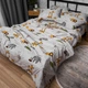Комплект постельного белья Moon&Star King Size 220x240 наволочки 2x50x70 Savanna Gray Бязь Gold Люкс (MS-820015051) - изображение 6