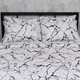 Комплект постільної білизни Moon&Star Полуторний 143x210 наволочки 2x50x70 White Marble Бязь Gold Люкс (MS-820015661) - зображення 3