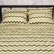 Комплект постельного белья Moon&Star King Size 220x240 наволочки 2x70x70 Green Zigzag Микросатин Premium (MS-820015997) - изображение 3