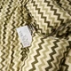 Комплект постельного белья Moon&Star King Size 220x240 наволочки 2x70x70 Green Zigzag Микросатин Premium (MS-820015997) - изображение 4
