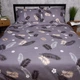Комплект постельного белья Moon&Star Полуторный 143x210 наволочки 2x40x60 Evening Feather Полисатин Premium (MS-820016465) - изображение 2