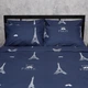 Комплект постельного белья Moon&Star King Size 220x240 наволочки 2x40x60 Paris Night Микросатин Premium (MS-820016135) - изображение 3