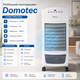Мобильный воздухоохладитель Domotec MS-1628 60 Вт, напольный климатический комплекс 3 режима, бак 4 л, пульт ДК, белый - изображение 3