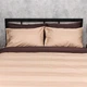 Комплект постельного белья Moon&Star Полуторный 143x210 наволочки 2x50x70 Cappuccino Duo Сатин Premium (MS-820016676) - изображение 3