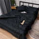 Комплект постельного белья Moon&Star Евро 200x220 наволочки 2x70x70 Deep Black Satin Stripe (MS-820016952) - изображение 5