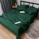 Комплект постельного белья Moon&Star Евро 200x220 наволочки 2x40x60 Emerald Luxe Satin Stripe (MS-820016985) - изображение 5