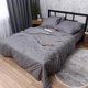 Комплект постельного белья Moon&Star King Size 220x240 наволочки 4x70x70 Silver Stripe Satin Stripe (MS-820017154) - изображение 5