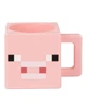 Кружка-кухоль чашка Майнкрафт Порося Minecraft Pig Face пластикова Рожева - изображение 1