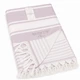 Пляжное полотенце Maison Dor Primavera Beach Lilac хлопок 100-200 см лиловое - изображение 2