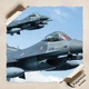 Постер Истребитель F-16 Fighting Falcon, военная авиация, A3 28×42 см (id4285) - изображение 4