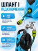 Мини мойка высокого давления 2000 Вт до 130 бар с забором воды пеногенератором шлангом и держателем для авто дома (49676152) - изображение 5