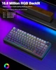 Ігрова механічна клавіатура AULA F75 Pro Black - изображение 4