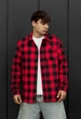 Мужская Рубашка Стаф Красная С Черным Элегантная Классическая Staff Ed Black & Red L (397196) - изображение 1