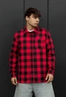 Мужская Рубашка Стаф Красная С Черным Элегантная Классическая Staff Ed Black & Red L (397196) - изображение 5