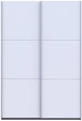 Шкаф-купе Doros G-Caiser 2 ДСП / 3 части 160х60х240 см Антрацит/Белый (42005410) - изображение 3