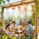 Садовый туманообразователь для беседки огорода теплиц и сада Patio Mistcooling Kit 9.6 м, 9 форсунок - изображение 13