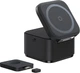 Ładowarka bezprzewodowa Baseus MagPro 3in1 25W MagSafe Compatible Inductive Charger for Phone and Smartwatch Black (P10264100123-01) - obraz 1