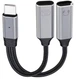 USB Type-C сплиттер 2-в-1 (PD 100W), адаптер для зарядки и наушников, переходник USB-C - изображение 4