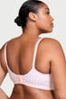 Бюстгальтер с уплотнённой чашкой Victoria's Secret 75A Белый/Розовый (149855) - изображение 3