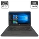 Ноутбук HP 17-x038ng / 17.3" (1600x900) TN / Intel Pentium N3710 (4 ядра по 1.6 - 2.5 GHz) / 8 GB DDR3 / 120 GB SSD / Intel Graphics / WebCam / DVD-ROM б/в - зображення 1