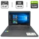 Ноутбук Asus X555S / 15.6" (1366x768) TN / Intel Celeron N3150 (4 ядра по 1.6 - 2.08 GHz) / 4 GB GDDR3 / 180 GB SSD / nVidia GeForce 920M, 1 GB GDDR3, 64-bit / WebCam / DVD-ROM б/в - зображення 1