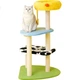ZEZE Farm Cat Rocking Frame Котячий будиночок Котяче дерево Універсальна велика компактна іграшка для котів [Без формальдегіду, перевищує стандарти] - зображення 3