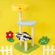 ZEZE Farm Cat Rocking Frame Котячий будиночок Котяче дерево Універсальна велика компактна іграшка для котів [Без формальдегіду, перевищує стандарти] - зображення 8